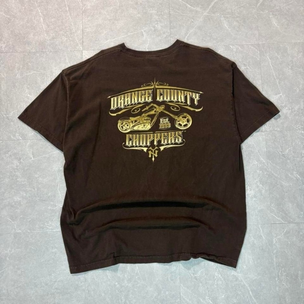Orange County Choppers black and gold tee #bikerstyle